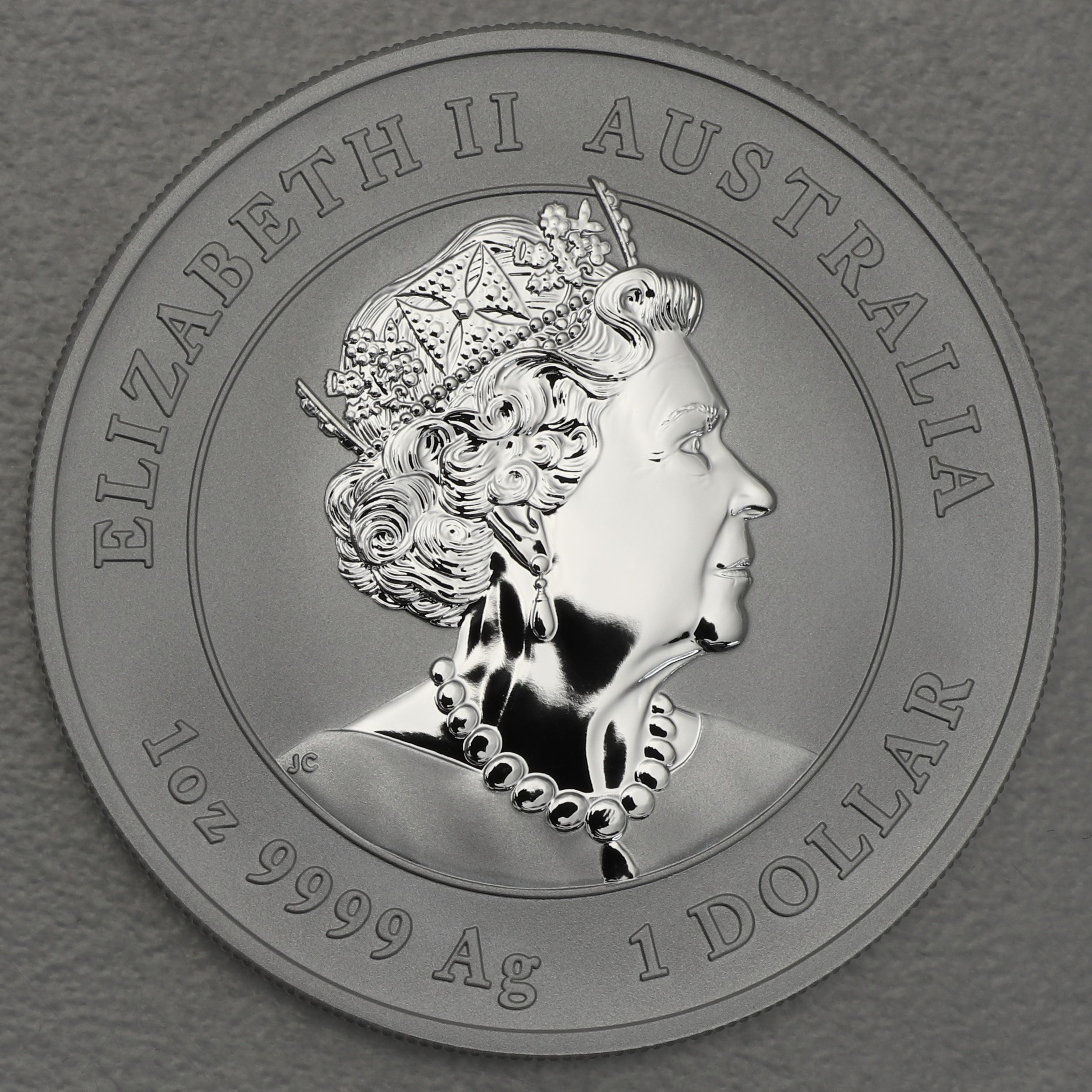Silbermünze 1oz "Ochse" 2021 (PP/vergoldet) Lunar III – Year of the Ox (Australien) - Detailansicht 1