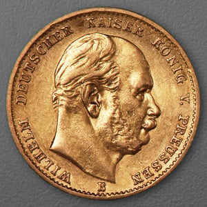 Goldmünze 10 Mark "Wilhelm I." 1873-B J.242 (Preußen) - Hauptansicht