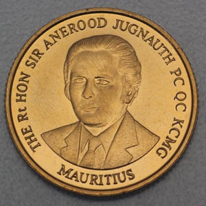 Goldmünze 250 Rupees "Dodo" 1988 (Mauritius) - Miniaturansicht 2
