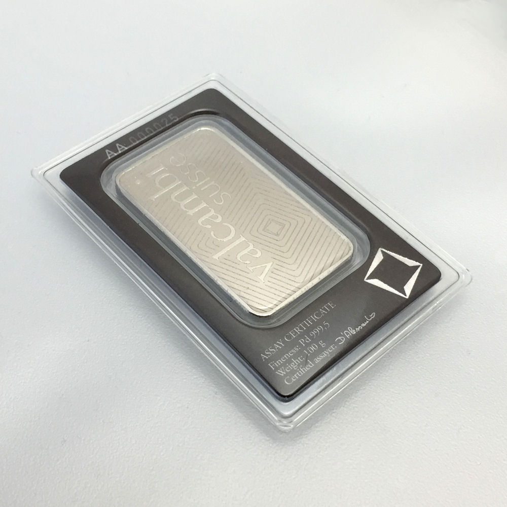 Palladiumbarren 100g VALCAMBI (Pd) - Detailansicht 2