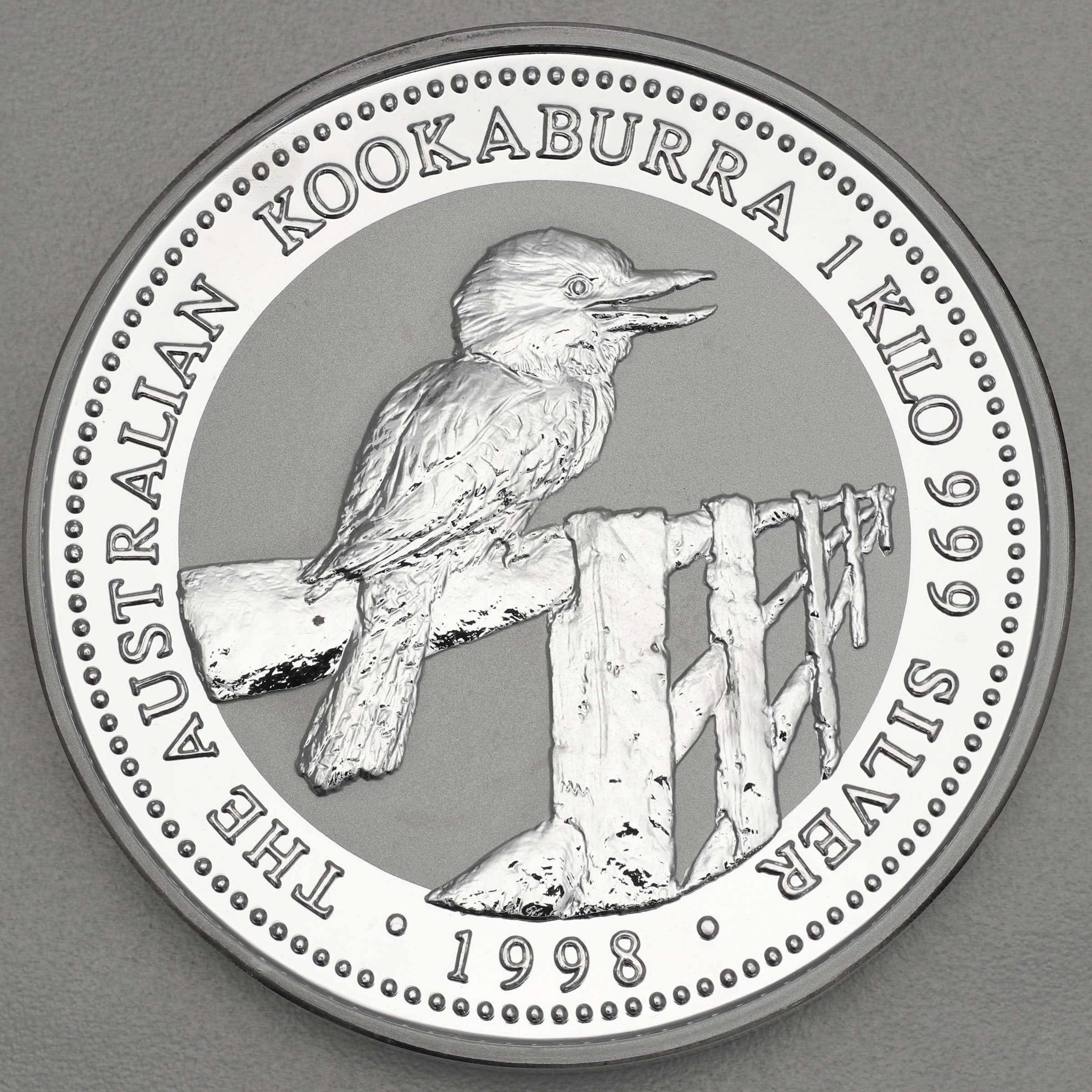 Silbermünze 1kg "Kookaburra" 1998 (Australien) - Hauptansicht