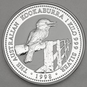 Silbermünze 1kg "Kookaburra" 1998 (Australien) - Hauptansicht