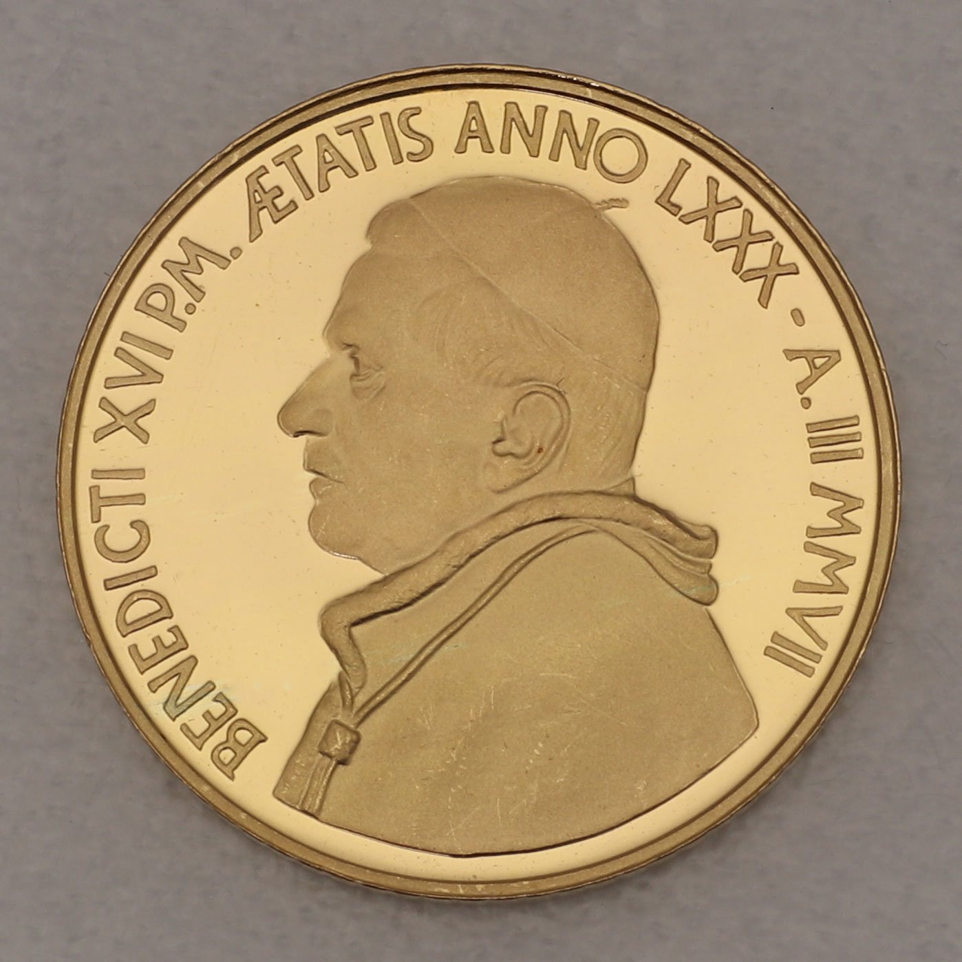 Goldmünze "20 Euro - 2007" Eucharistie (Vatikanstadt) - Detailansicht 1