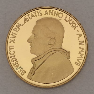 Goldmünze "20 Euro - 2007" Eucharistie (Vatikanstadt) - Miniaturansicht 2
