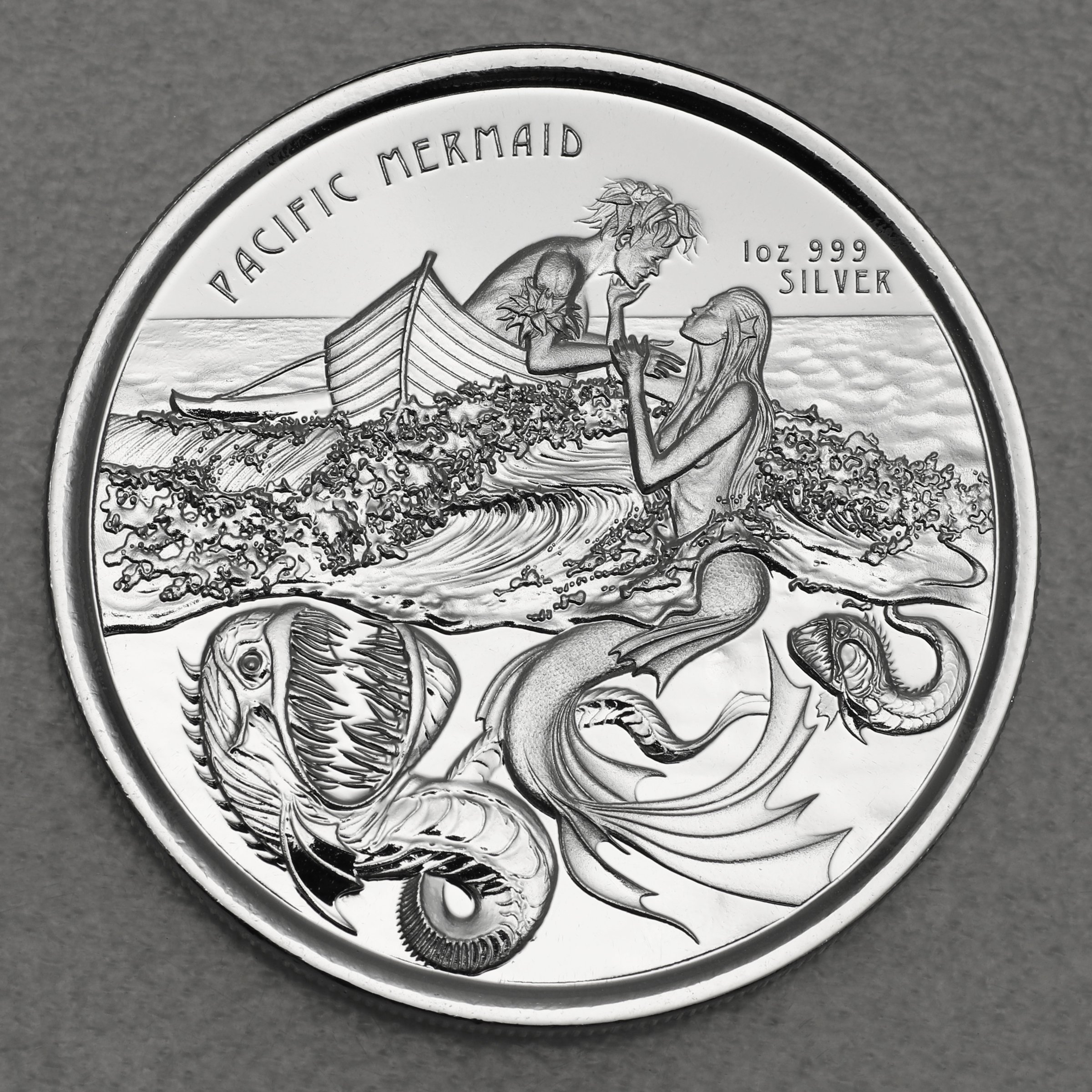 Silbermünze 1oz "Pacific Mermaid" 2021 diff. (Samoa) - Hauptansicht