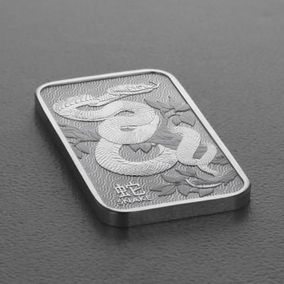 Silberbarren 1oz Perth Mint "Schlange" - Miniaturansicht 3