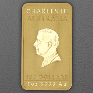 Goldmünzbarren 1oz "Rectangular Dragon" 2025 (Australien) - Miniaturansicht 2