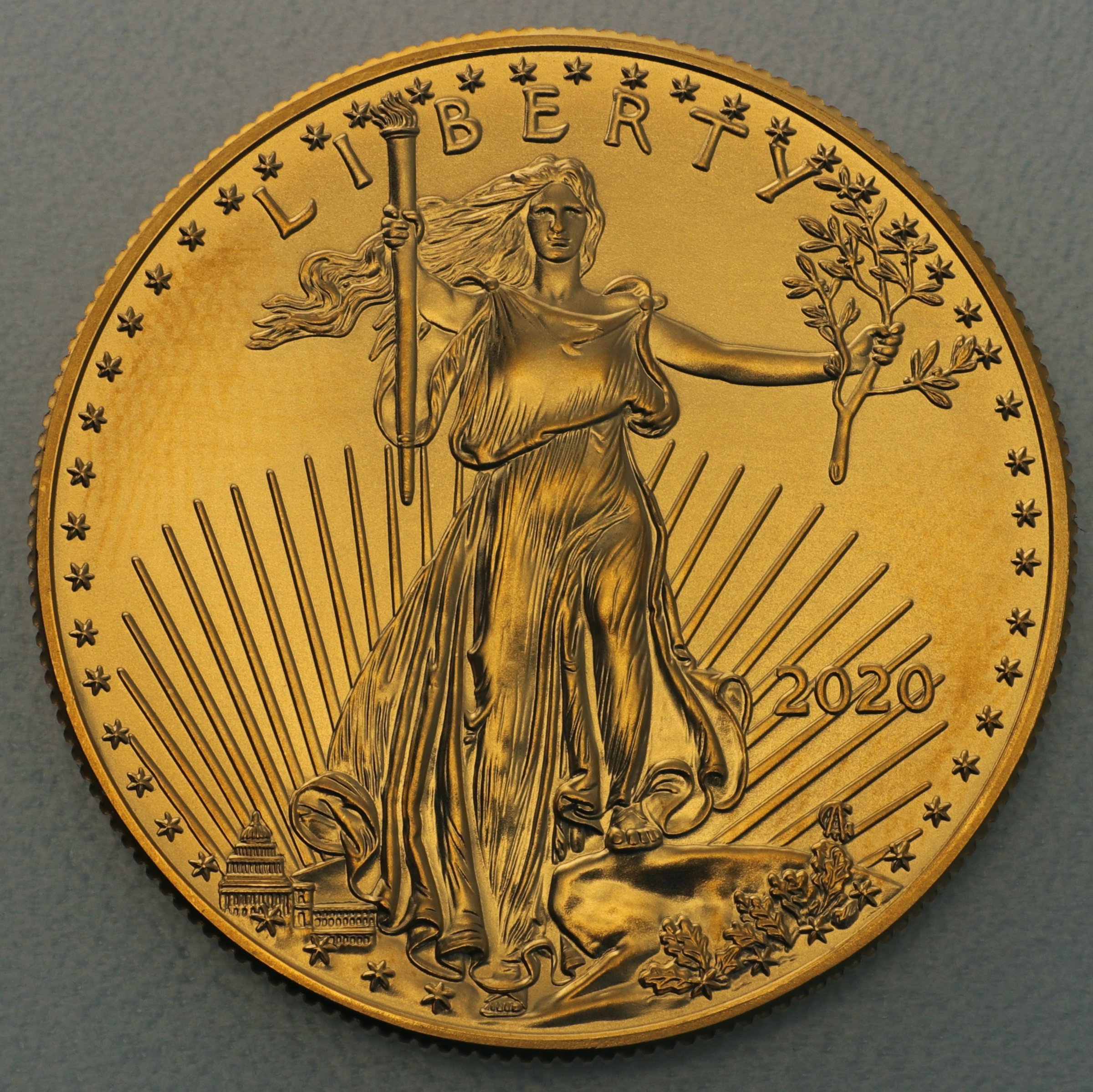 Goldmünze 1oz "American Eagle" 2020 (USA) - Hauptansicht