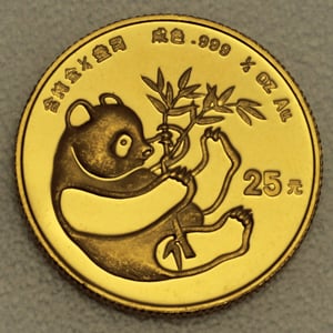Goldmünze 1/4oz "Panda" 1984 (China) - Hauptansicht