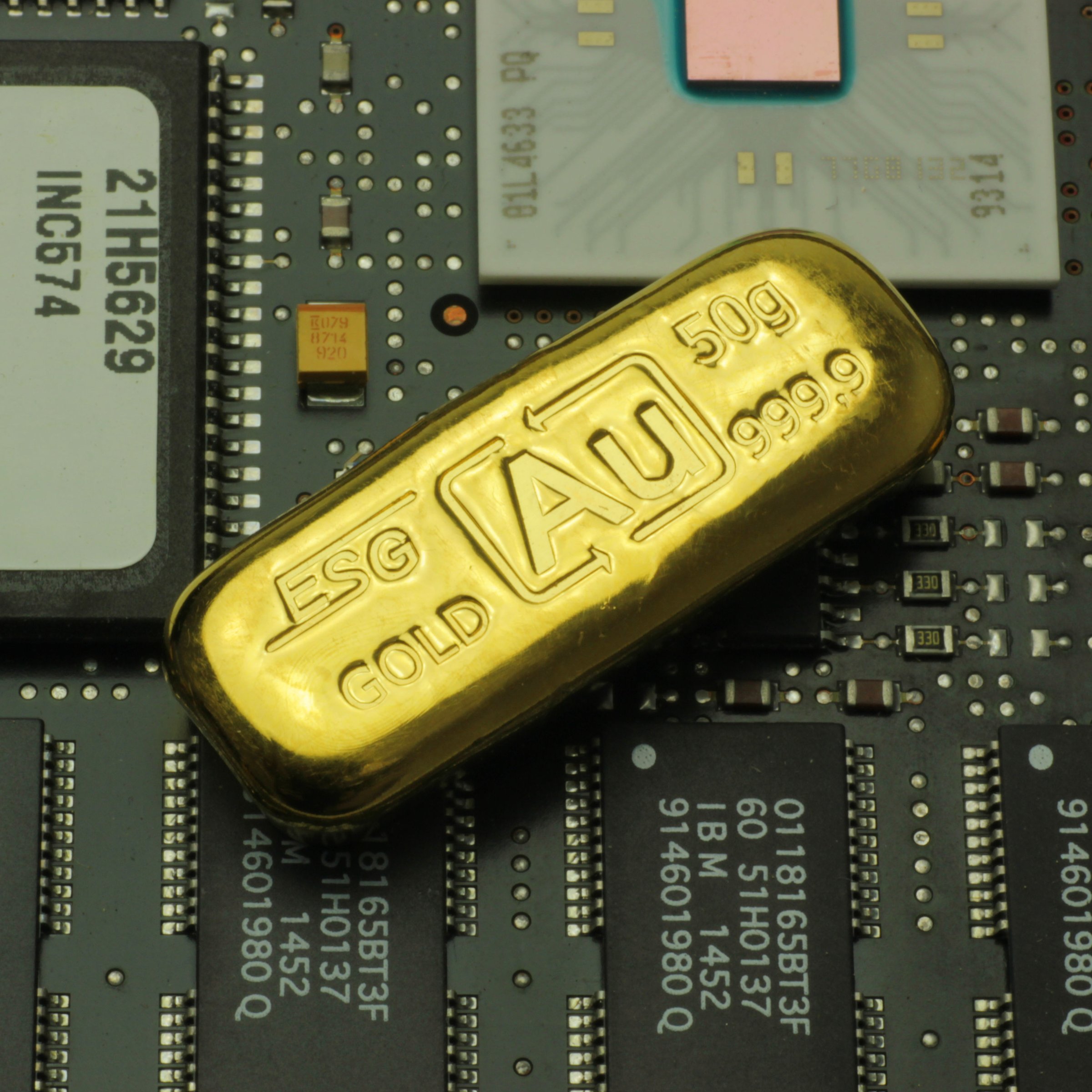 Goldbarren 50g Au-Gussbarren, Feingold - Detailansicht 3