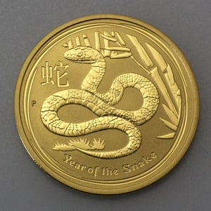 Goldmünze 1oz "Schlange" 2013 Lunar II – Year of the Snake (Australien) - Hauptansicht