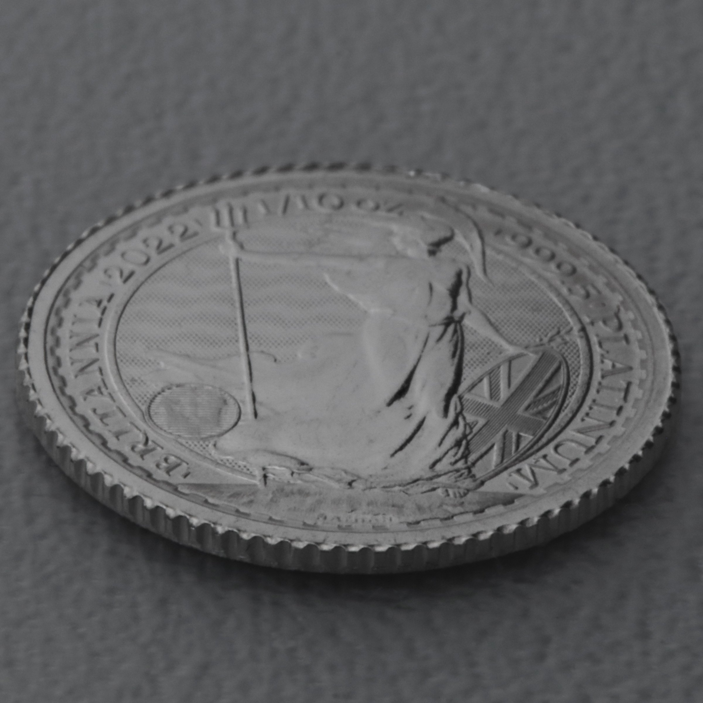 Platinmünze 1/10oz "Britannia" 2022 Elizabeth II. (Großbritannien) - Detailansicht 2