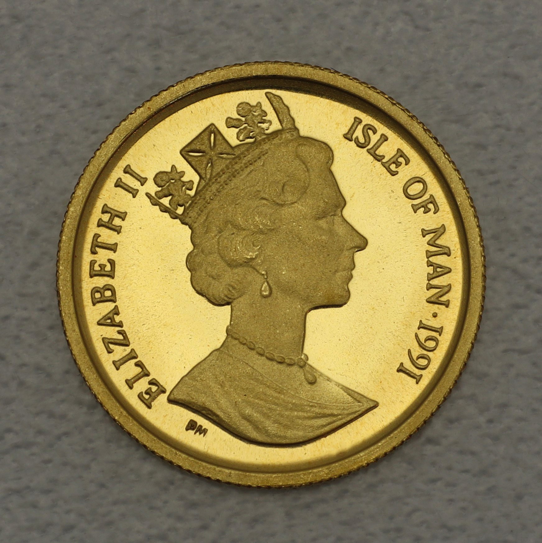 Goldmünze 1/10oz "Norwegian Forest Cat" 1991 Cats (Isle of Man) - Detailansicht 1
