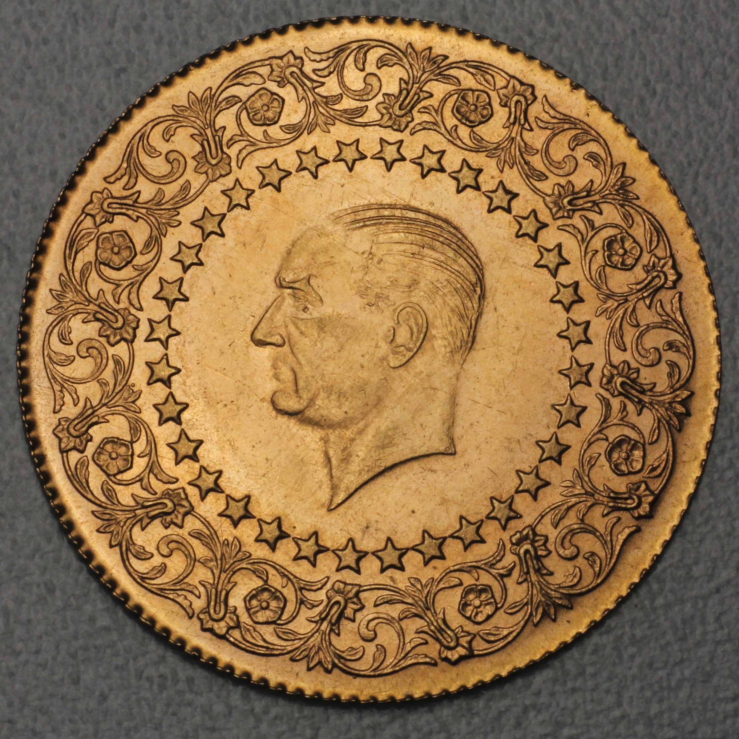 Goldmünze 500 Piaster "Monnaie de Luxe" (Türkei) - Hauptansicht