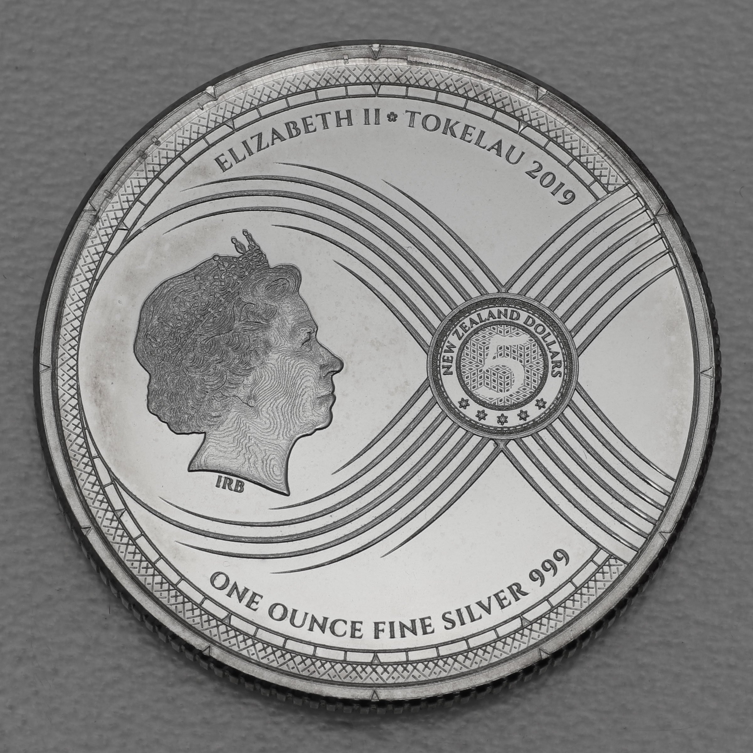 Silbermünze 1oz "Chronos" 2019 (Tokelau) - Detailansicht 1