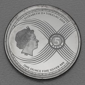 Silbermünze 1oz "Chronos" 2019 (Tokelau) - Miniaturansicht 2