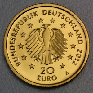 Goldmünze 20 Euro "Fichte" 2012 Deutscher Wald (Deutschland) - Miniaturansicht 2