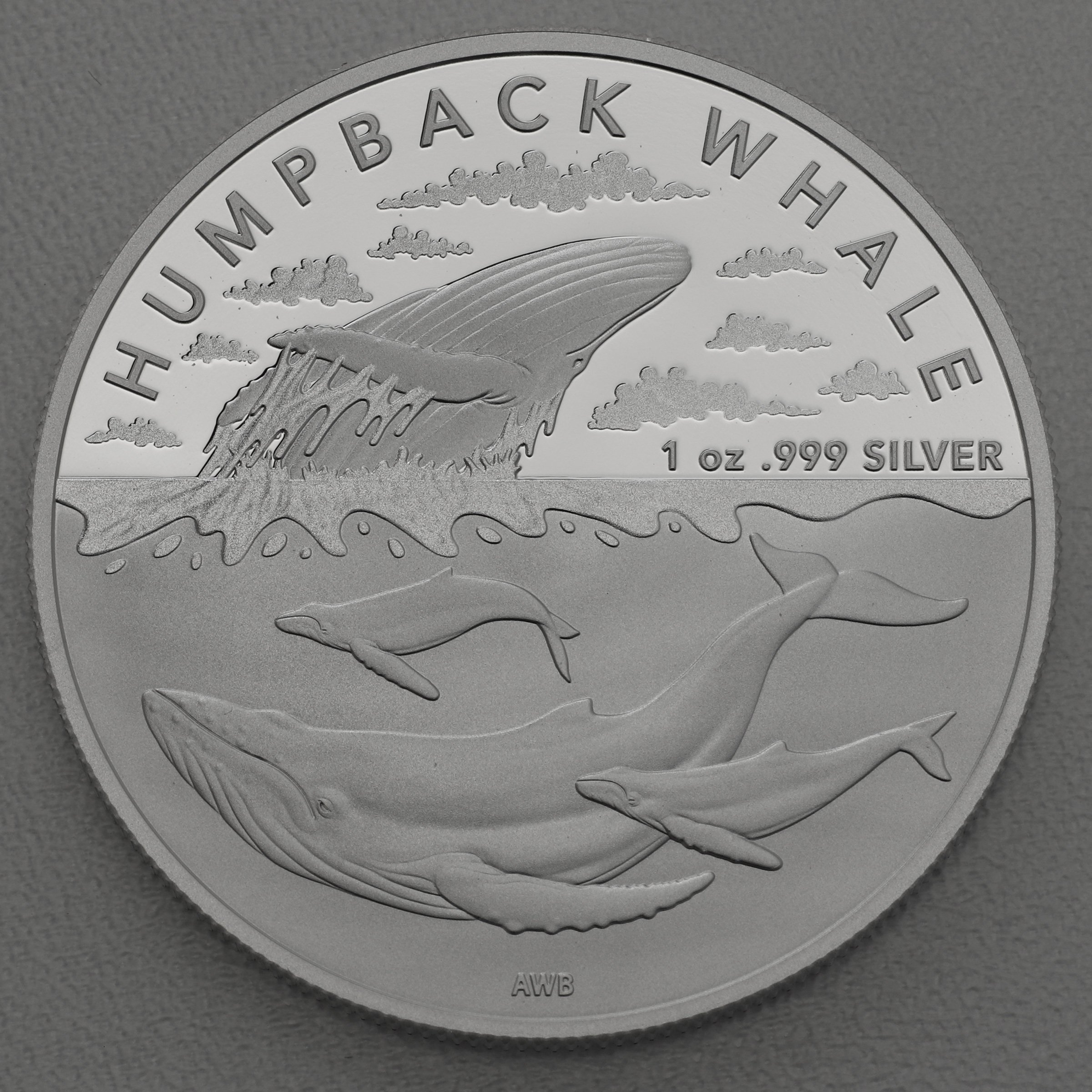 Silbermünze 1oz "Humpback Whale" 2023 Australian Antarctic Territory (Australien) - Hauptansicht