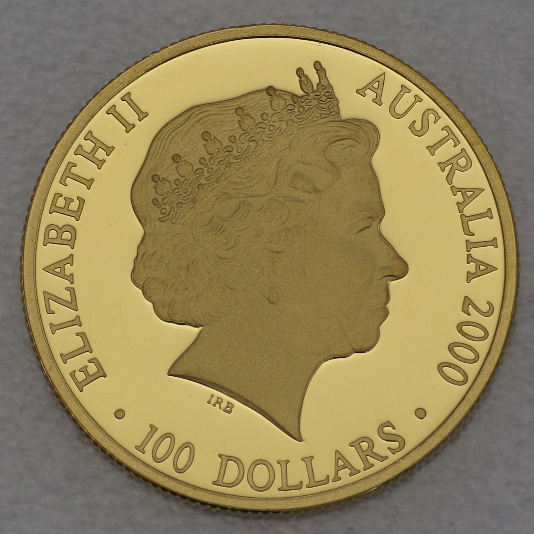 Goldmünze 100 Dollars "Workout-Dedication" 2000 Sydney Olympics (Australien) - Detailansicht 1