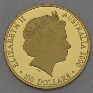 Goldmünze 100 Dollars "Workout-Dedication" 2000 Sydney Olympics (Australien) - Miniaturansicht 2