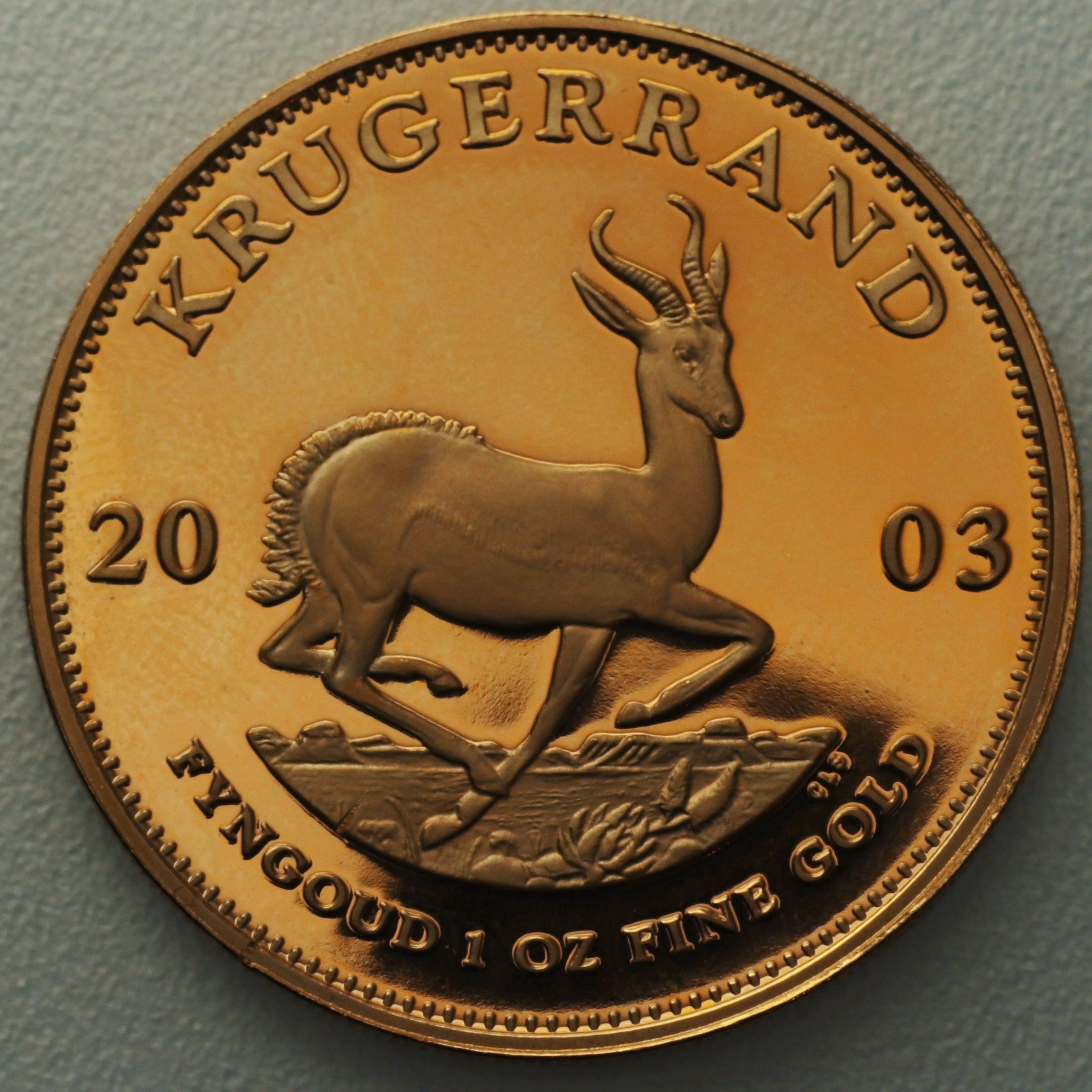 Goldmünze 1oz "Krügerrand" 2003 (Südafrika) - Hauptansicht