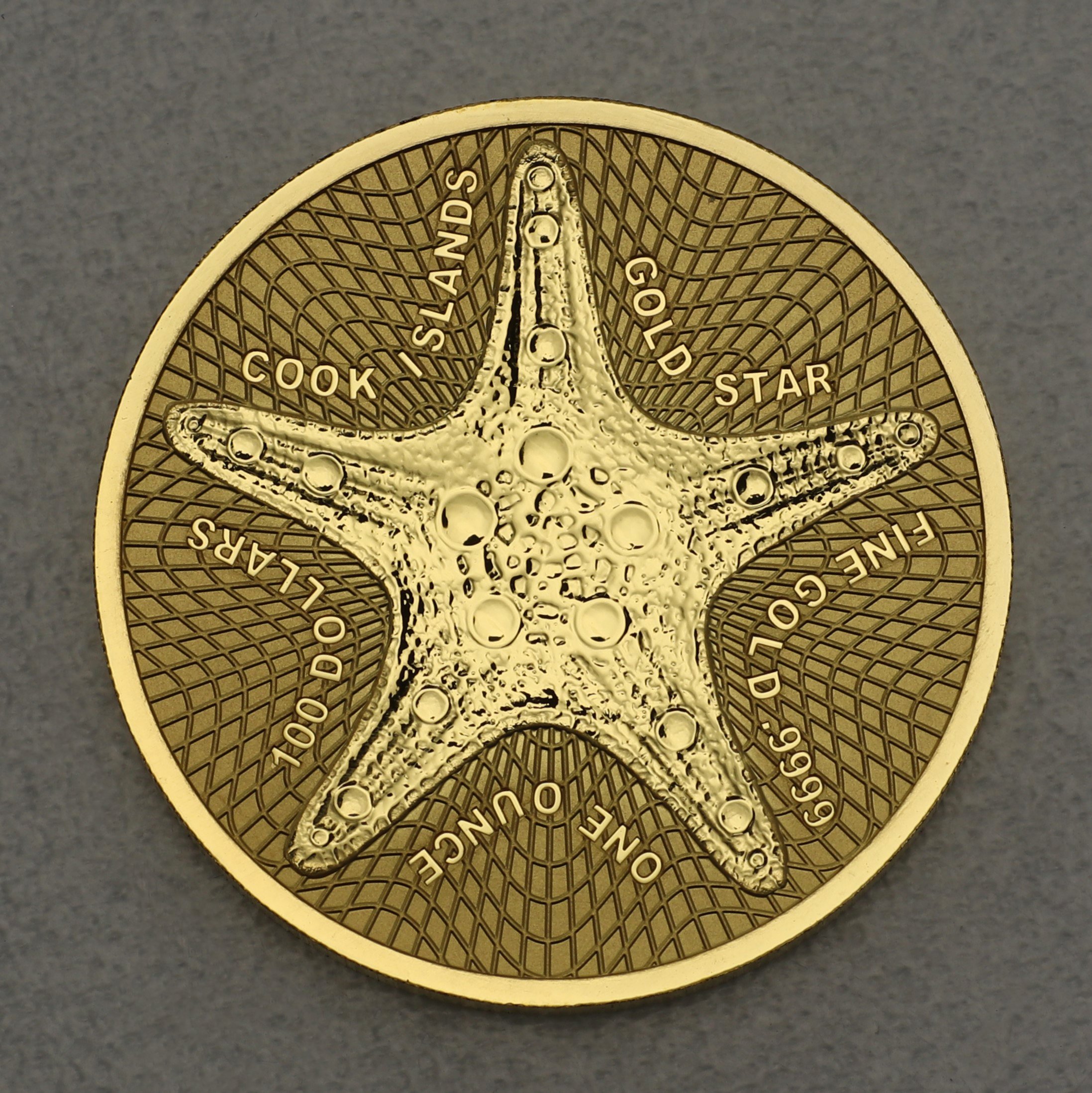 Goldmünze 1oz "Gold Star" 2022 (Cook Islands) - Hauptansicht