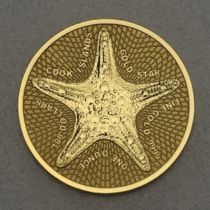 Goldmünze 1oz "Gold Star" 2022 (Cook Islands) - Hauptansicht