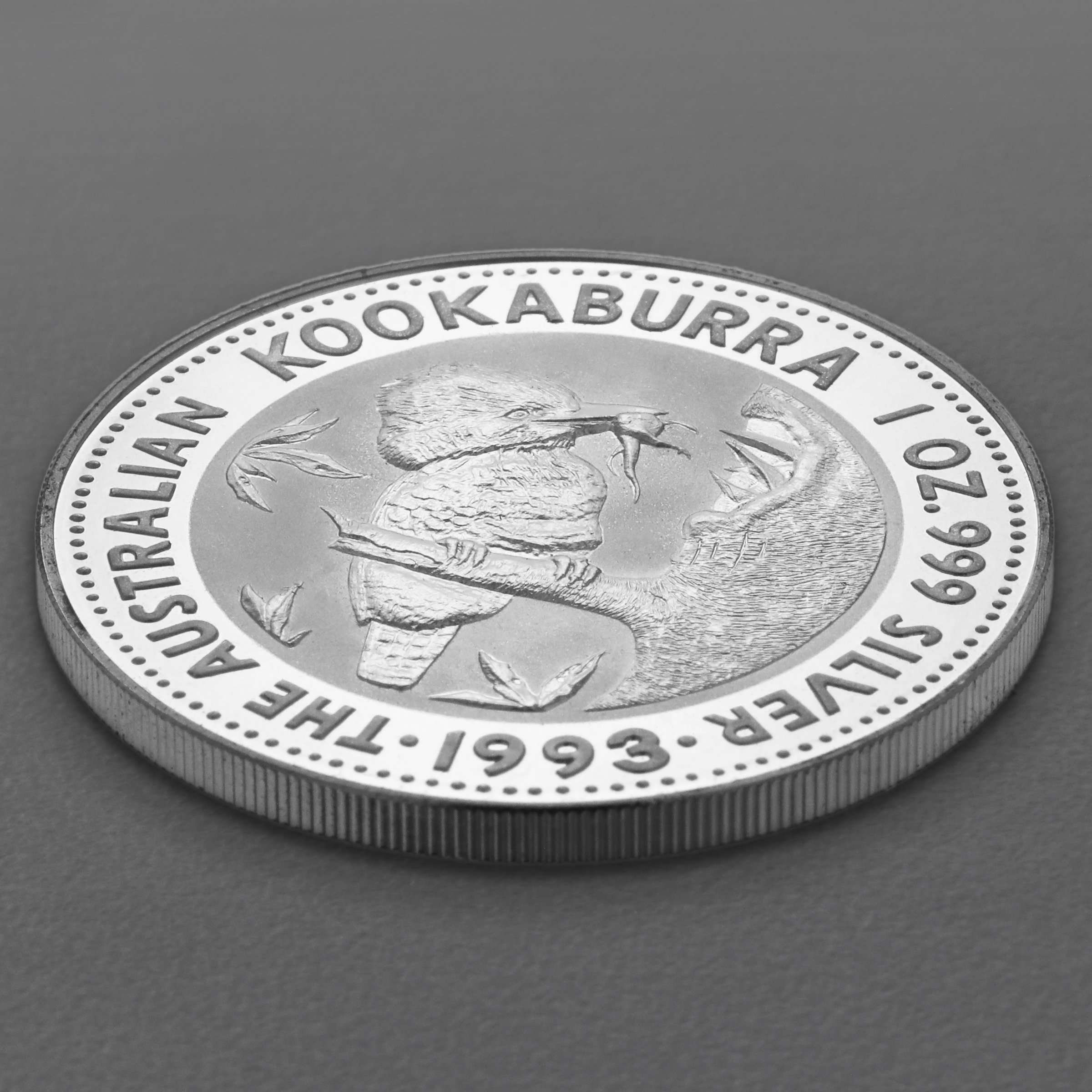 Silbermünze 1oz "Kookaburra" 1993 (Australien) - Detailansicht 2