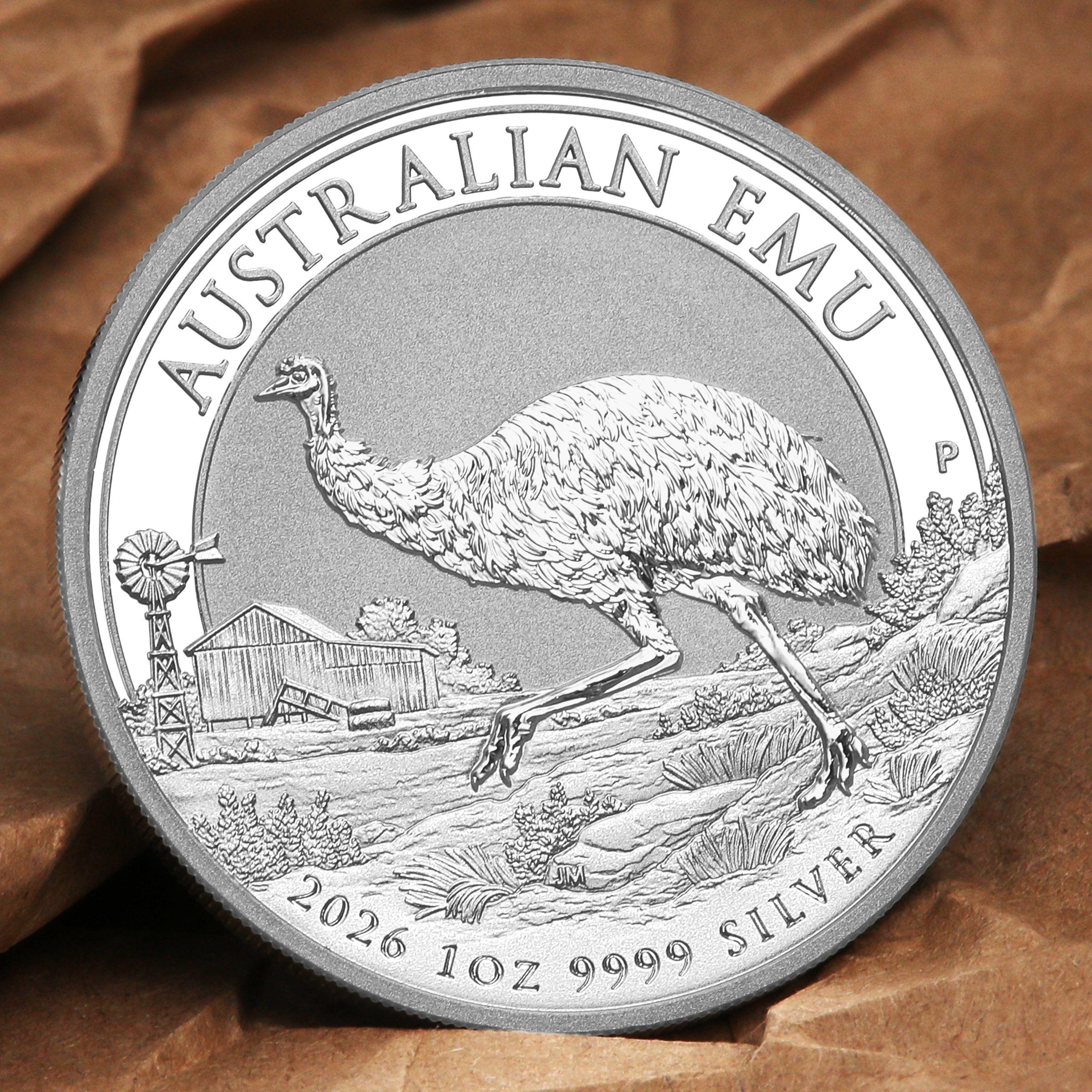 Silbermünze 1oz "Emu" 2026 (Australien) - Detailansicht 5