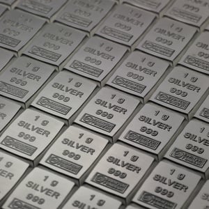 Silbertafel (100x 1g Feinsilber) "CombiBar" - Miniaturansicht 5