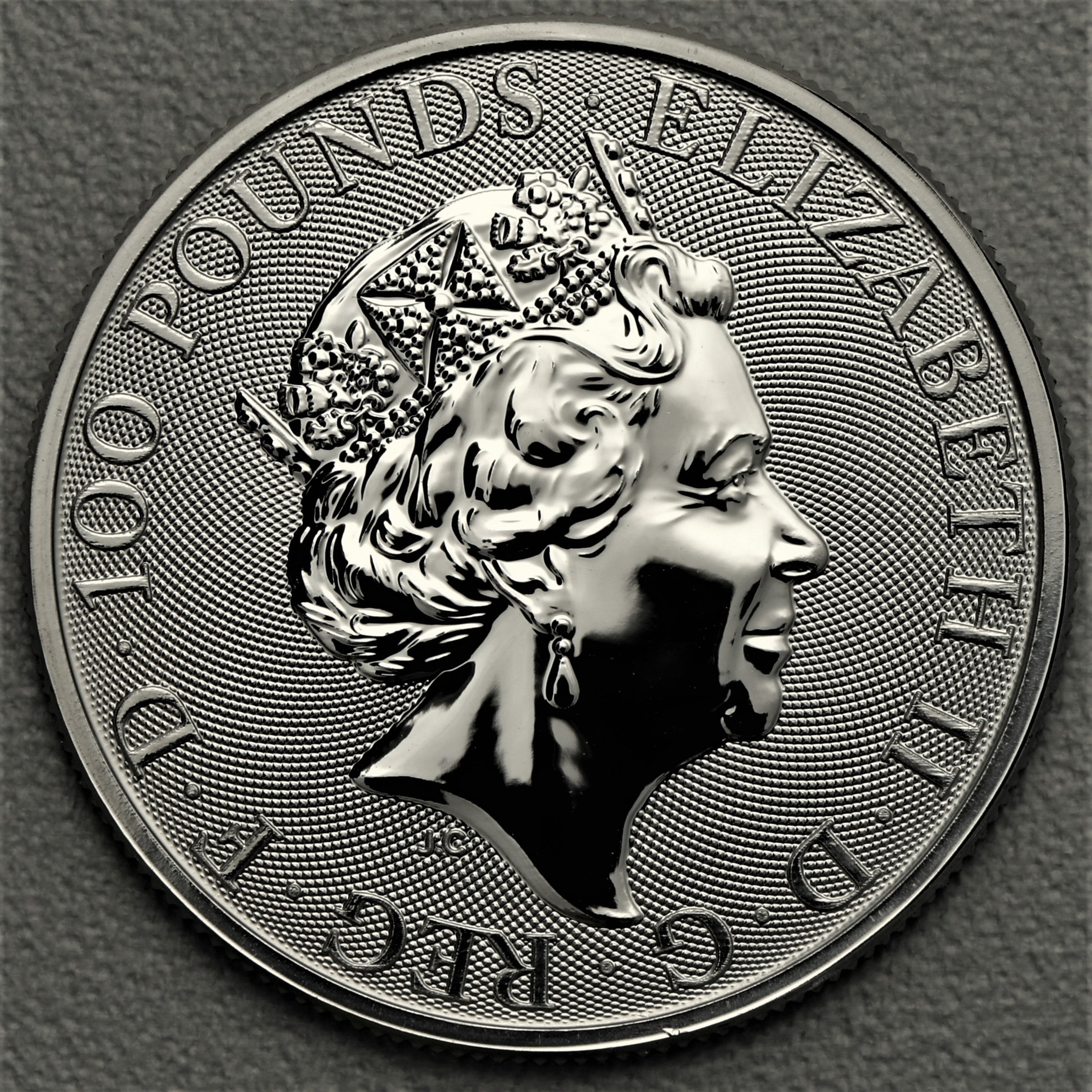 Platinmünze 1oz "Red Dragon of Wales" 2018 The Queen s Beasts 19% (Großbritannien) - Detailansicht 1