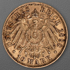 Goldmünze 10 Mark "Otto" 1898-D J.199 (Bayern) - Miniaturansicht 2