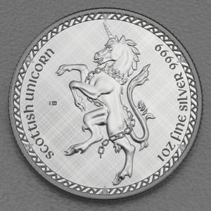 Silbermünze 1oz "Scottish Unicorn" 2023 Heraldic (Niue) - Hauptansicht