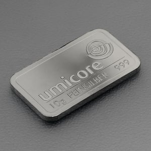 Silberbarren 10g UMICORE geprägt - Miniaturansicht 2