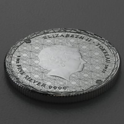 Silbermünze 1oz "Equilibrium" 2022 diff. (Tokelau) - Miniaturansicht 4