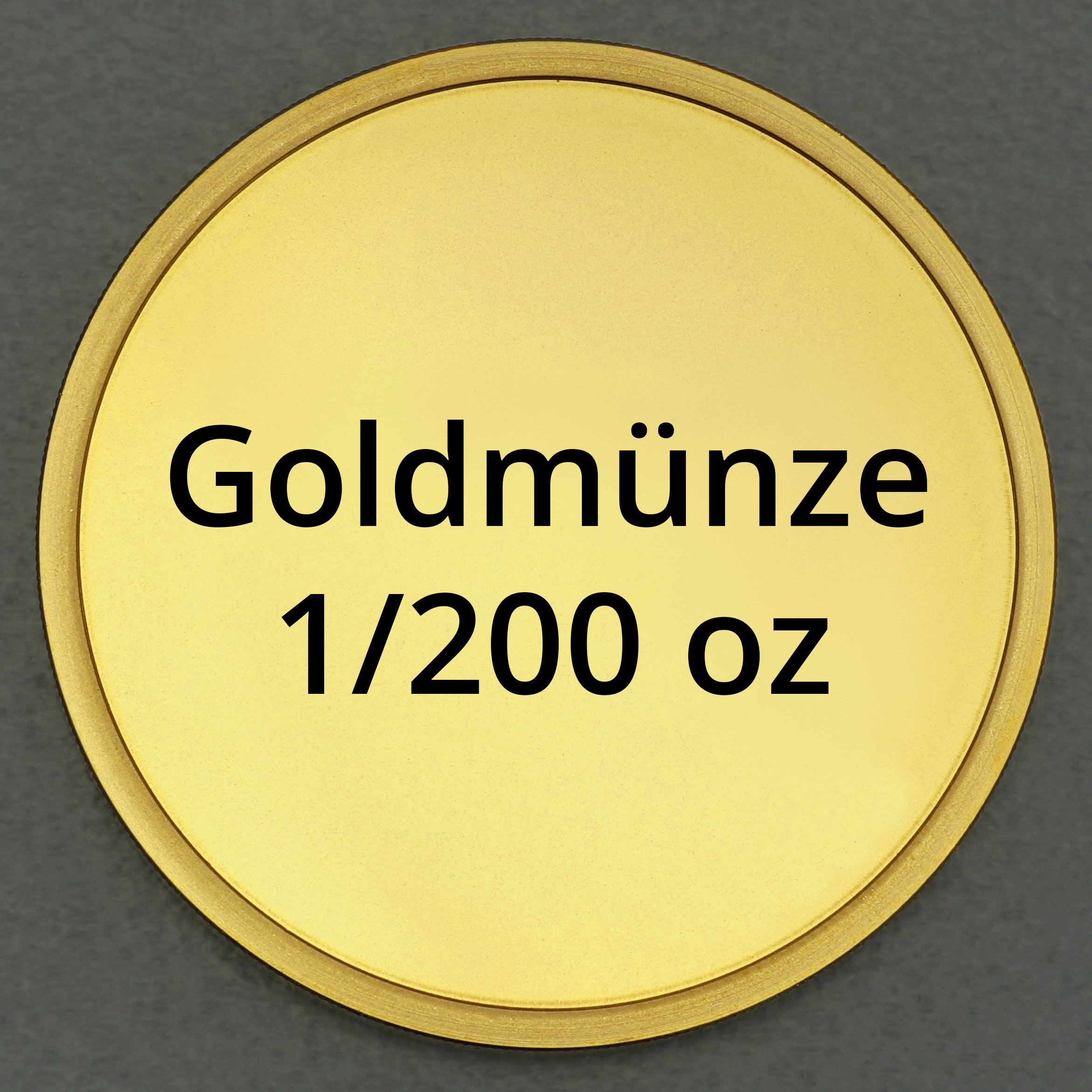 Goldmünze 1/200oz "Anlagegoldmünze" (diverse Hersteller) - Hauptansicht