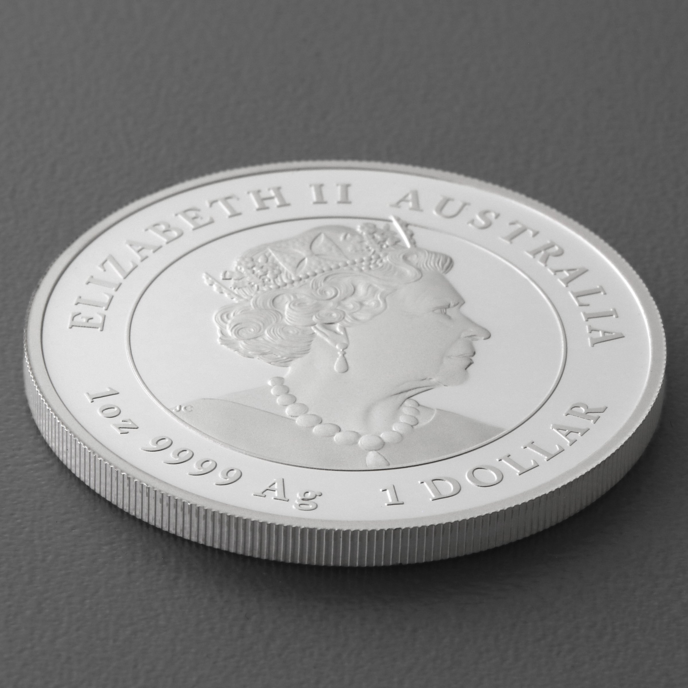 Silbermünzen 1oz "Hase" 2023 (PP/kol./vergoldet) Set 3-teilig Year of the Rabbit (Australien) - Detailansicht 8