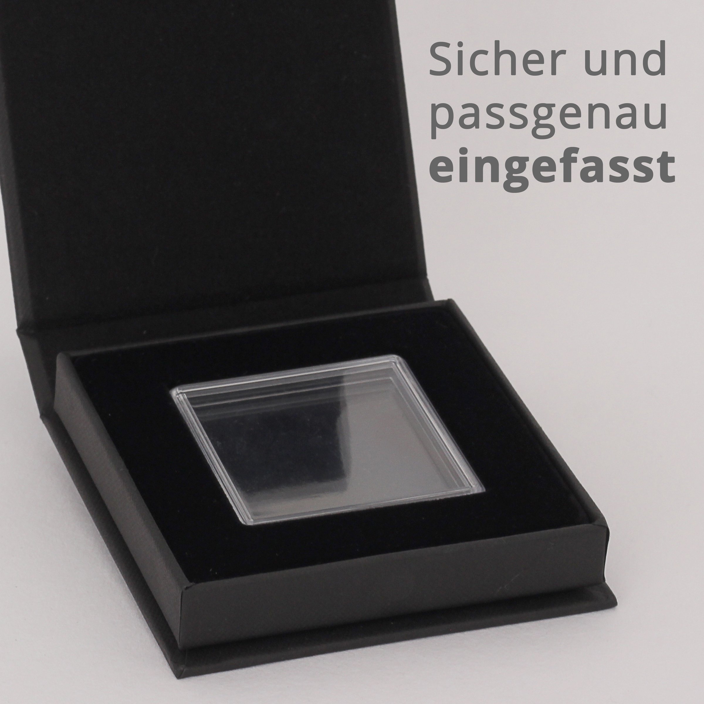 Geschenk-Karton mit Magnet "Edelschwarz" 1er Box - Detailansicht 3