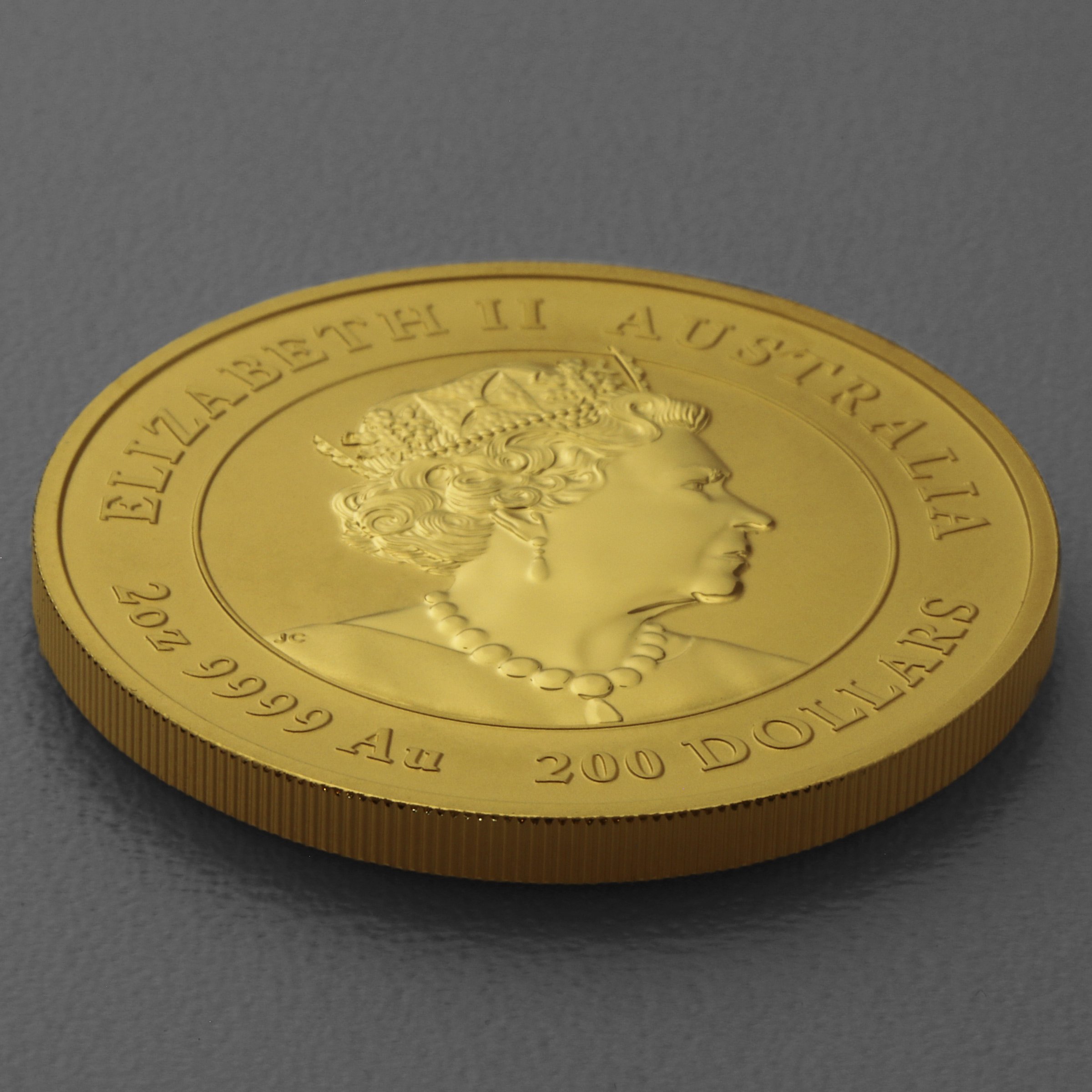 Goldmünze 2oz "Hase" 2023 Lunar III – Year of the Rabbit (Australien) - Detailansicht 3