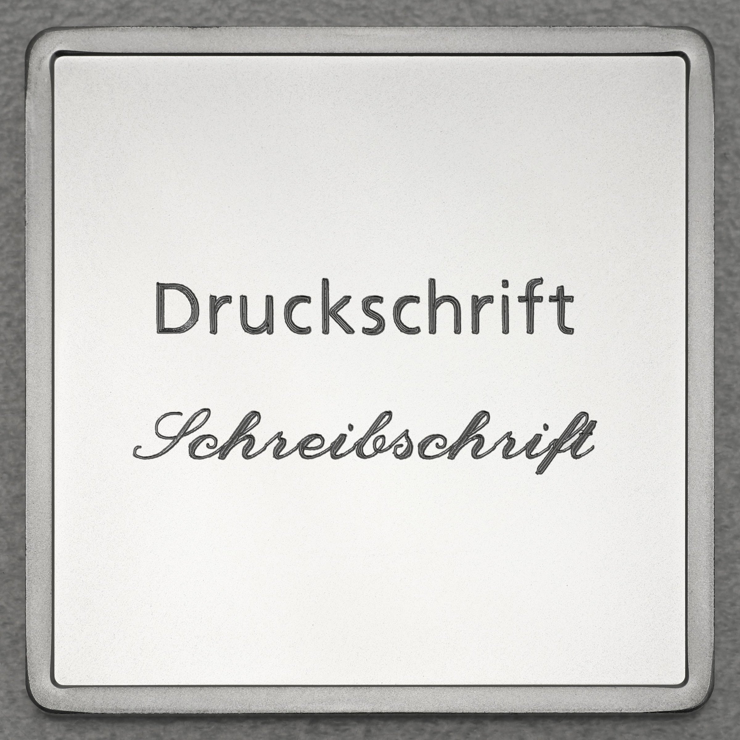 Silberbarren 1oz "Sternzeichen Skorpion" Gravurbarren quadratisch - Detailansicht 4