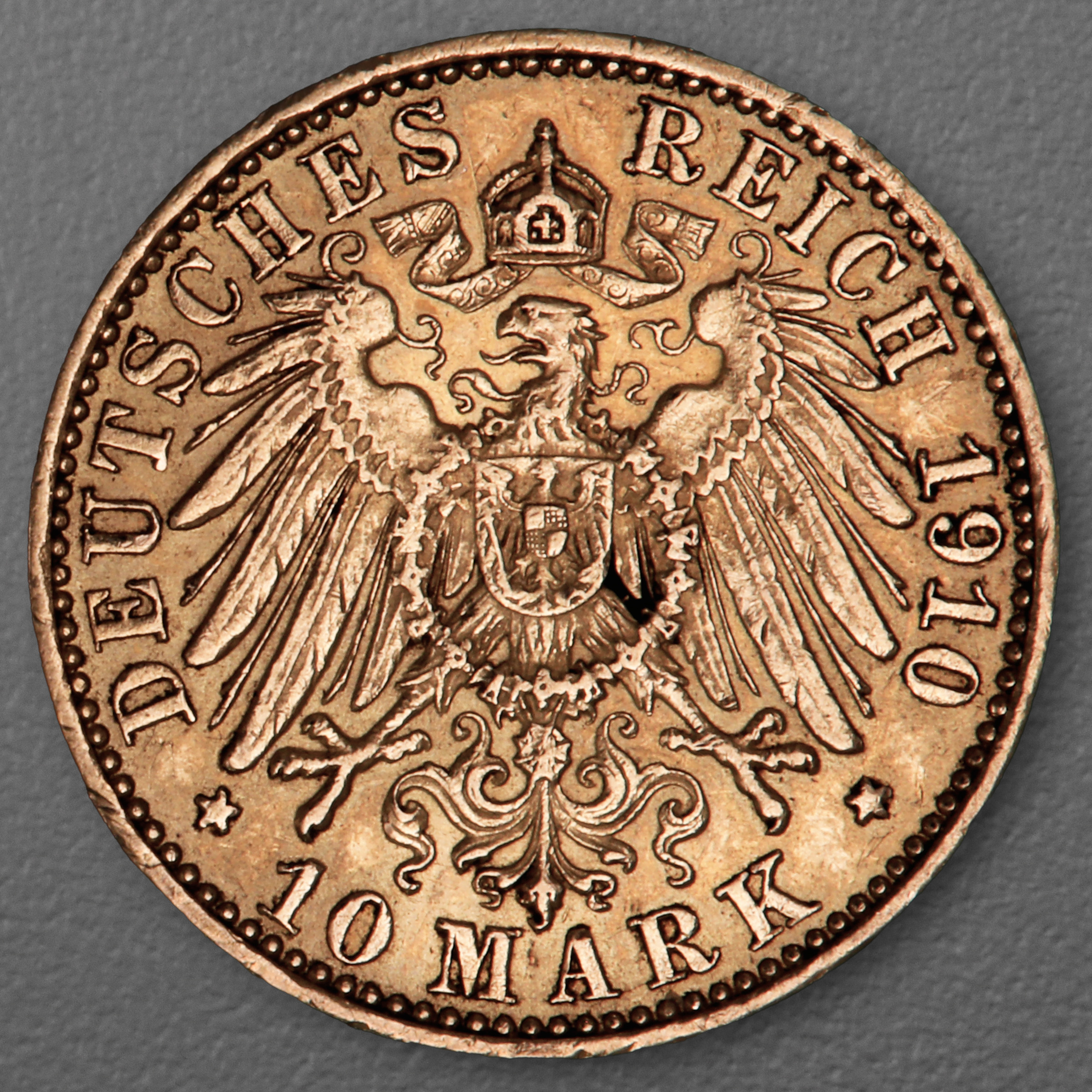 Goldmünze 10 Mark "Wilhelm II." 1910-A J.251 (Preußen) - Detailansicht 1