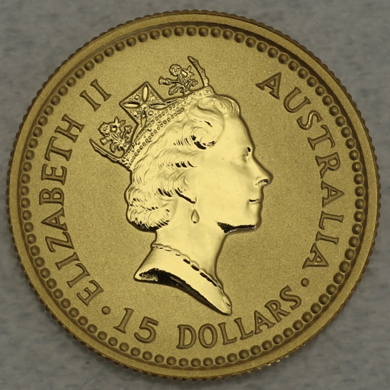 Goldmünze 1/10oz "Känguru" 1993 Australian Nugget (Australien) - Detailansicht 1
