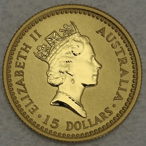 Goldmünze 1/10oz "Känguru" 1993 Australian Nugget (Australien) - Miniaturansicht 2