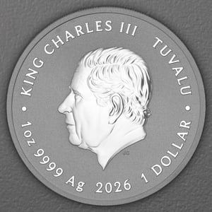 Silbermünze 1oz "Friends don t lie" 2026 (koloriert) Stranger Things (Tuvalu) - Miniaturansicht 2
