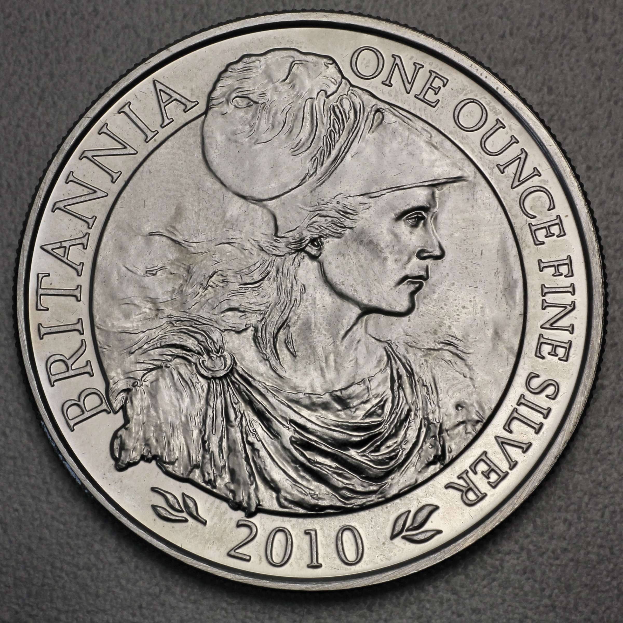 Silbermünze 1oz "Britannia" 2010 (Großbritannien) - Hauptansicht
