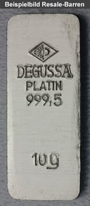 Platinbarren 10g (Resale) - Miniaturansicht 2