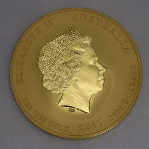 Goldmünze 1kg "Hahn" 2017 Lunar II – Year of the Rooster (Australien) - Miniaturansicht 2
