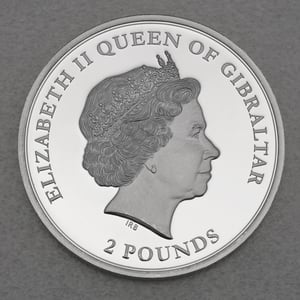 Silbermünze 1oz "Berberaffe" 2021 (Gibraltar) - Miniaturansicht 2