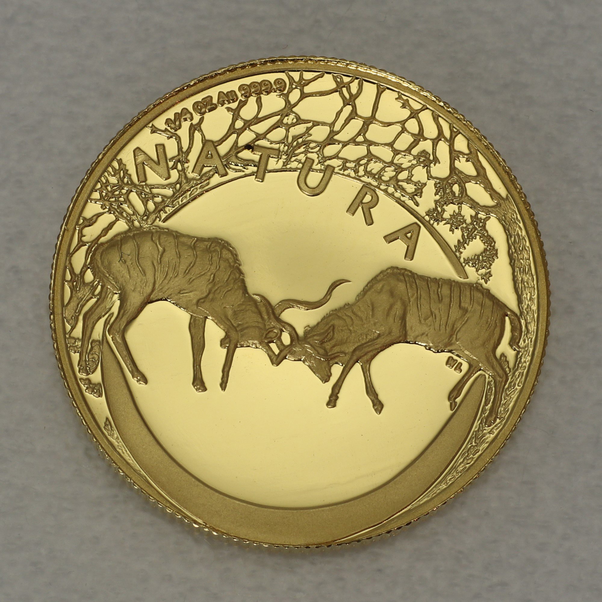 Goldmünze 1/4oz "The Kudu" 1999 Natura - Monarchs of Africa (Südafrika) - Detailansicht 1
