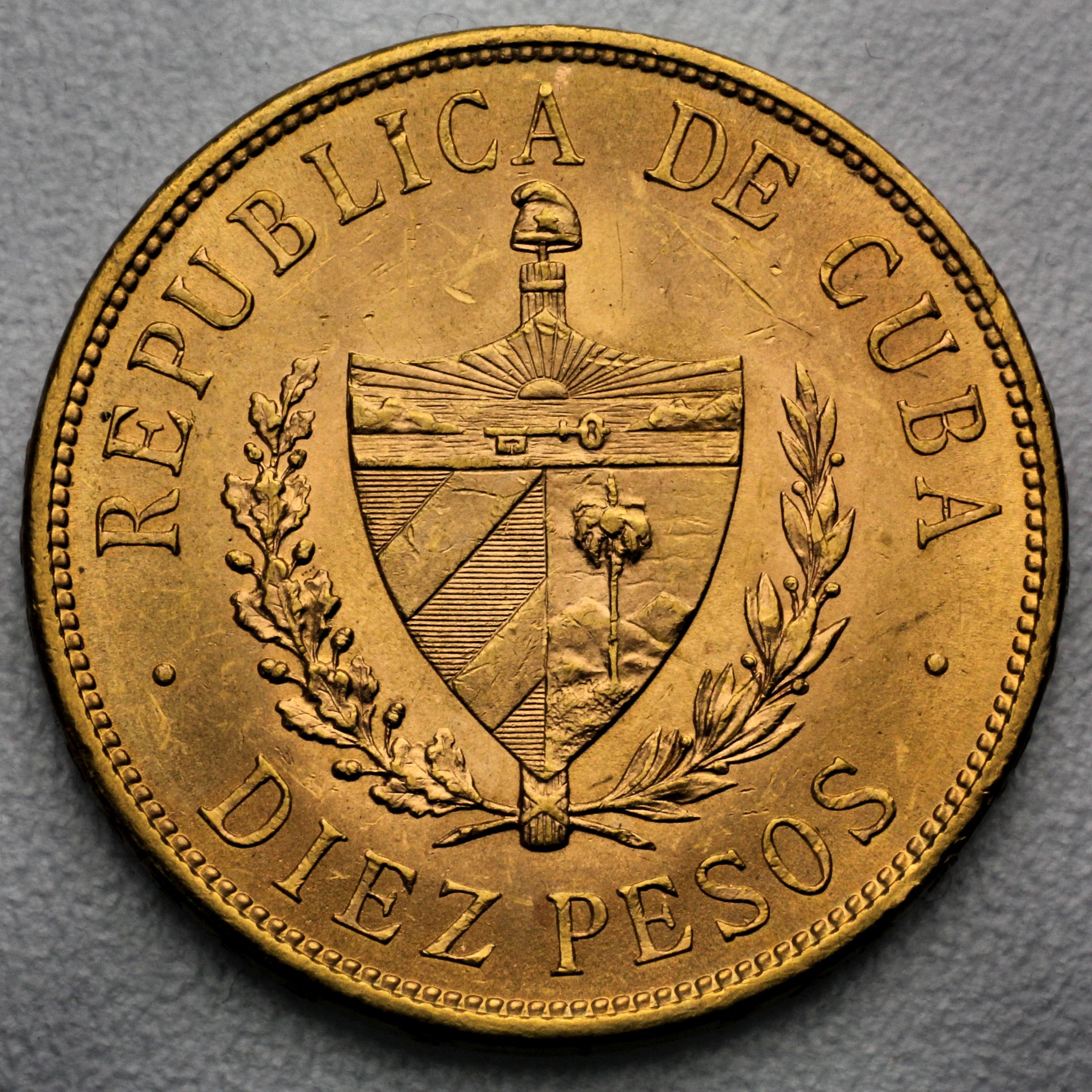 Goldmünze 10 Pesos "José Marti" 1915-1916 (Kuba) - Detailansicht 1